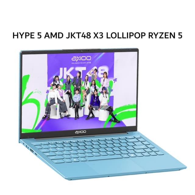 AXIOO HYPE 5 AMD JKT48 X3 LOLLIPOP RYZEN 5 3500 8GB 256GB W11 14.0FHD IPS BLIT HDMI BLU