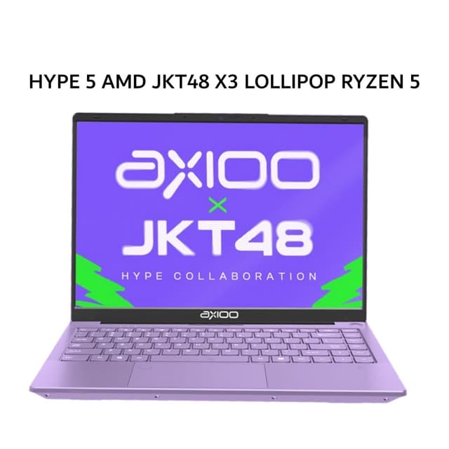 AXIOO HYPE 5 AMD JKT48 X3 LOLLIPOP RYZEN 5 3500 8GB 256GB W11 14.0FHD IPS BLIT HDMI PURPLE