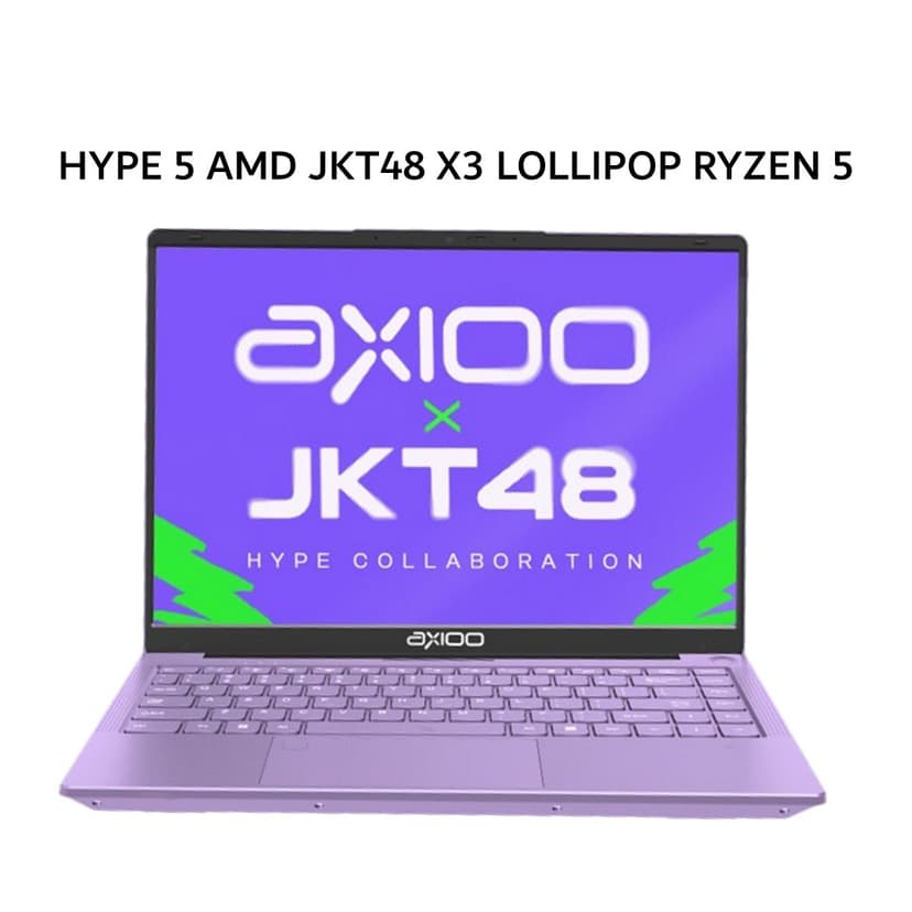 AXIOO HYPE 5 AMD JKT48 X3 LOLLIPOP RYZEN 5 3500 8GB 256GB W11 14.0FHD IPS BLIT HDMI PURPLE