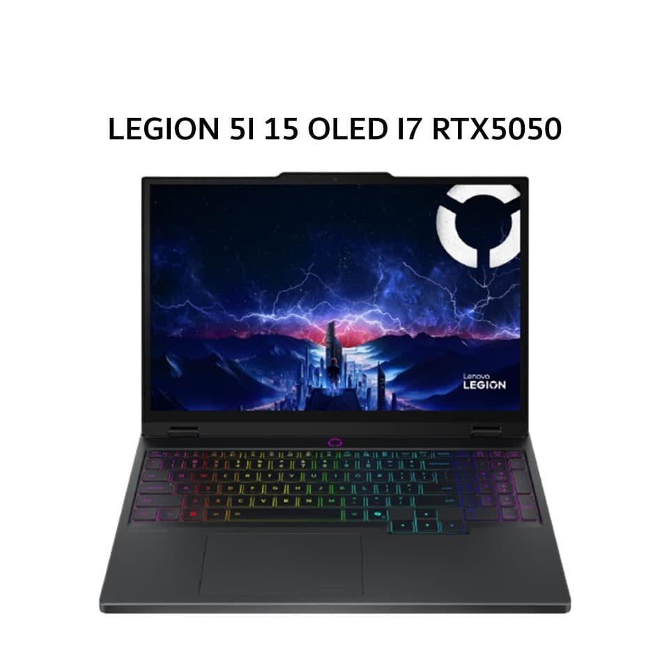 LENOVO LEGION 5I 15 OLED I7 14700HX RTX5050 8GB/ 16GB 512GB W11+OHS+M365B 15.1WQXGA 165HZ 24ZRGB 3Y+3ADP GRY