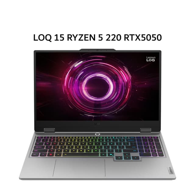 LENOVO LOQ 15 RYZEN 5 220 RTX5050 8GB/ 16GB 512GB W11+OHS+M365B 15.6FHD 144HZ 100SRGB 24ZRGB 2Y+2ADP GRY -73ID