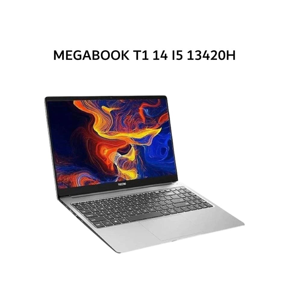TECNO MEGABOOK T1 14 I5 13420H 16GB 512GB W11 14.0WUXGA 100SRGB 75WH 1.39KG 2Y SLV