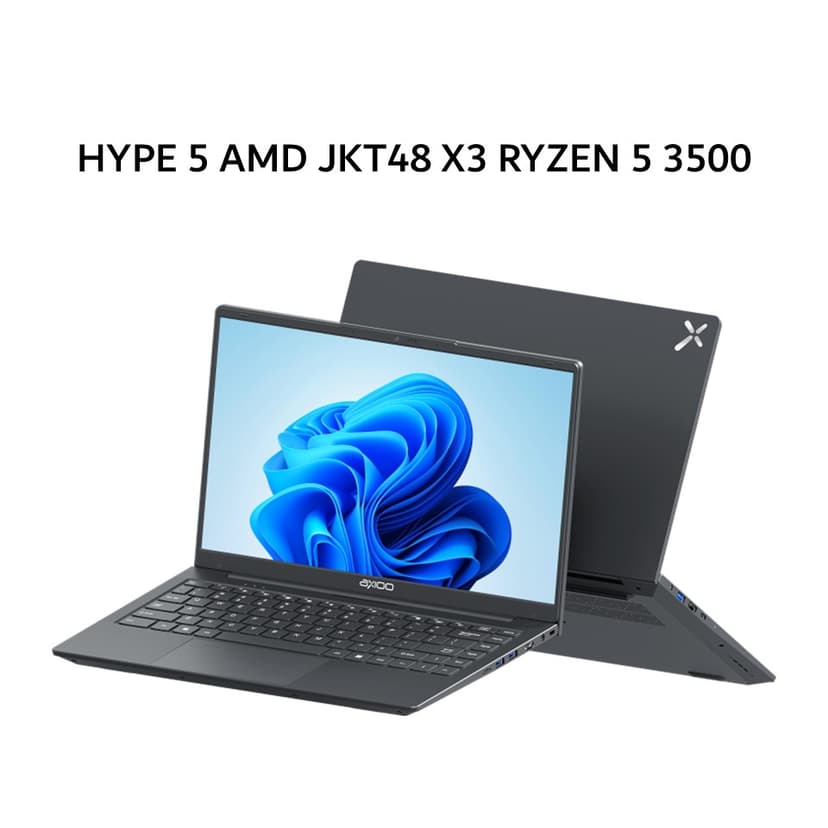 AXIOO HYPE 5 AMD JKT48 X3 RYZEN 5 3500 8GB 256GB DOS 14.0FHD IPS BLIT HDMI GRY