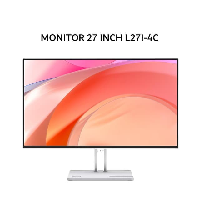 LENOVO MONITOR 27 INCH L27-4C IPS FHD 1080P 1MS 144HZ AMD FREESYNC TILT SPEAKER SILVER 3Y