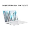 ACER NITRO LITE 16 CORE I5 210H RTX3050 6GB/ 16GB 512GB W11+OHS 16.0WUXGA 180HZ 100SRGB BLIT 2Y+ADP WHT -71G.506C - Image 3