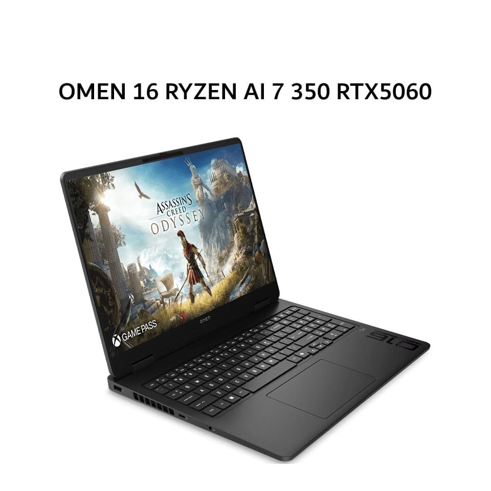 HP OMEN 16 RYZEN AI 7 350 RTX5060 8GB/ 16GB 1TB W11+OHS+M365B 16.0WUXGA 165HZ 100SRGB 2Y+2ADP BLK -AP0776AX