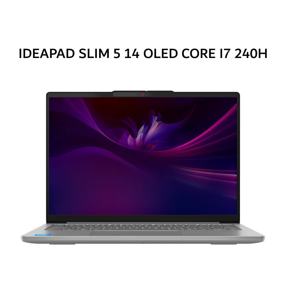 LENOVO IDEAPAD SLIM 5 14 OLED CORE I7 240H 16GB 512GB W11+OHS 14.0WUXGA 2Y+ADP GRY -04ID