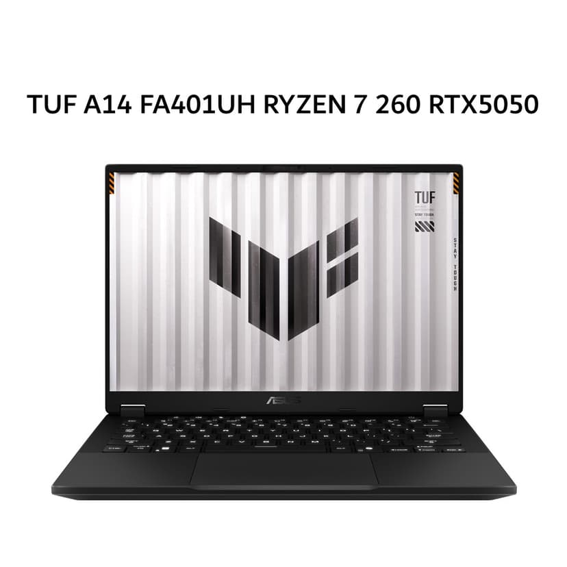 ASUS TUF A14 FA401UH RYZEN 7 260 RTX5050 8GB/ 32GB 512GB W11+OHS+M365B 14.0WQXGA 165HZ 100RGB (BOX MOU) GRY -R7N55G6G-HM