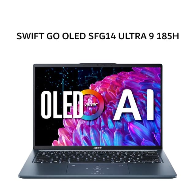 ACER SWIFT GO OLED SFG14 ULTRA 9 185H 32GB 1TB W11+OHS 14.0 2.8K 90HZ 2Y+ADP BLU -73.9686