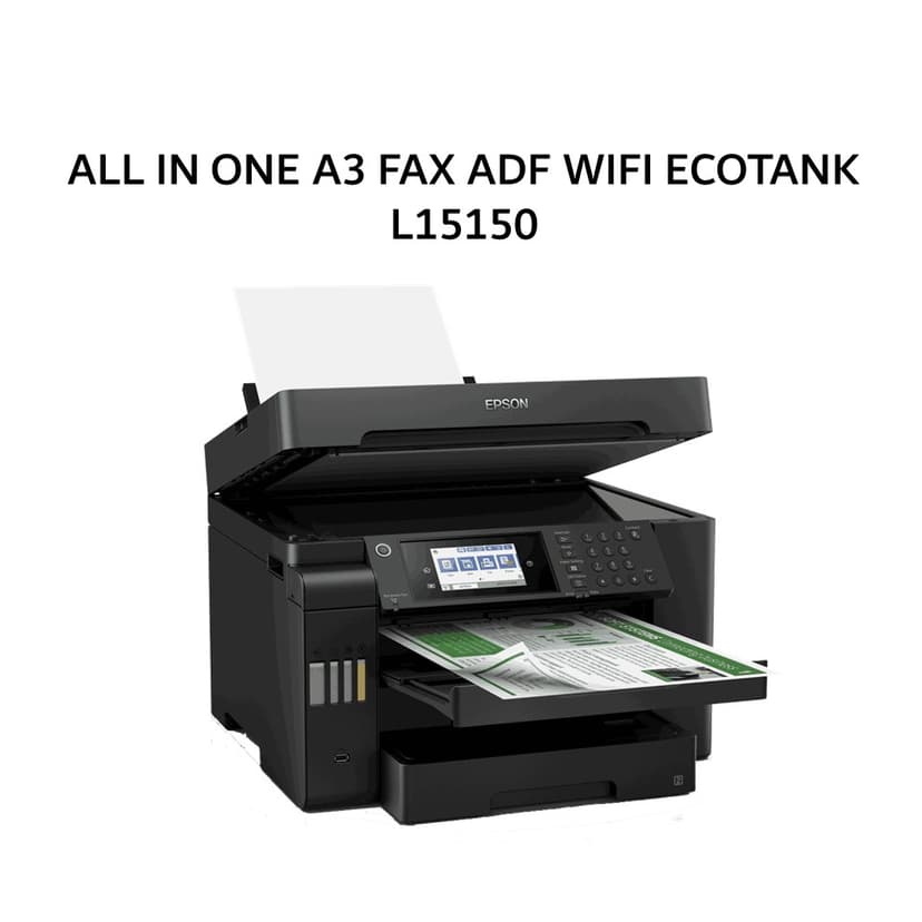 EPSON ALL IN ONE A3 FAX ADF WIFI ECOTANK L15150 TKDN 2Y