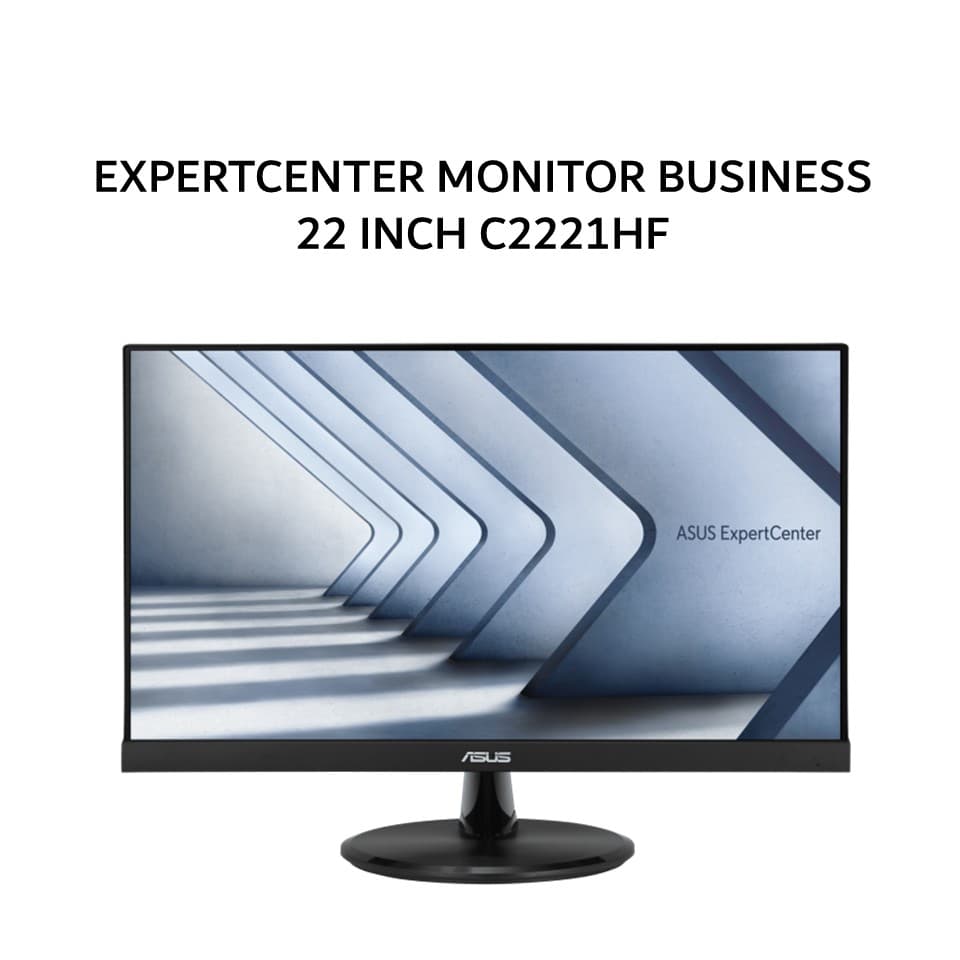ASUS EXPERTCENTER MONITOR BUSINESS 22 INCH C2221HF IPS FHD 1080P 1MS 100HZ (BUNDLE PC DESKTOP)