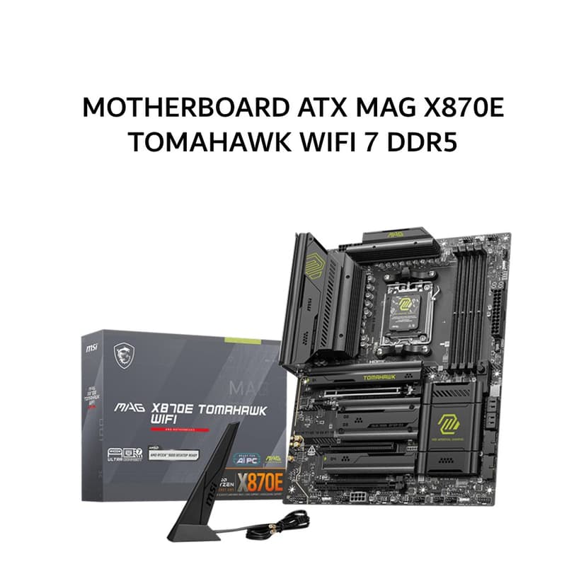 MSI MOTHERBOARD ATX MAG X870E TOMAHAWK WIFI 7 DDR5 AM5 /AMD 3Y