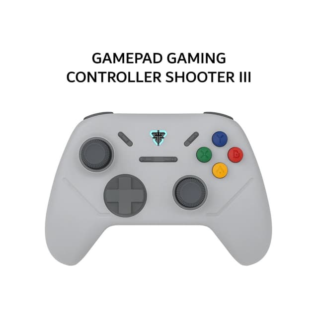 FANTECH WIRELESS GAMING CONTROLLER GAMEPAD SHOOTER III WGP13S GREY