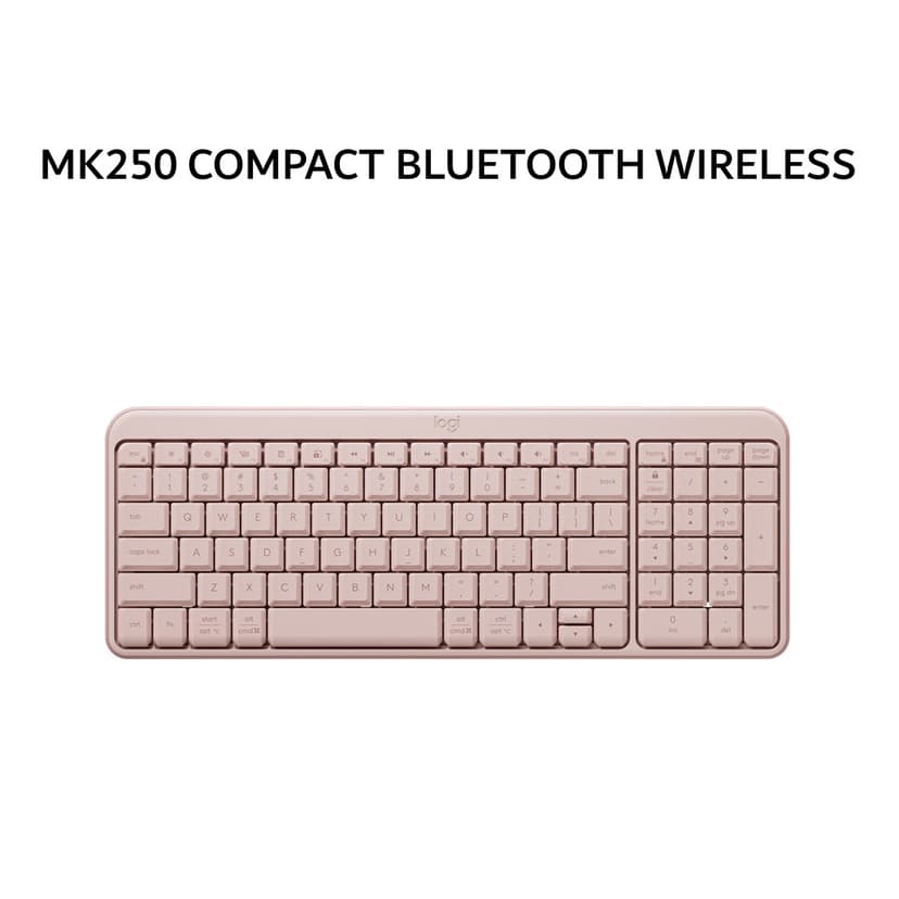 LOGITECH MK250 COMPACT BLUETOOTH WIRELESS -  ROSE