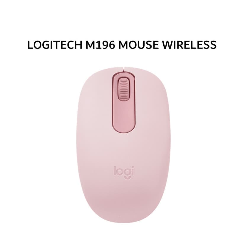 LOGITECH M196 MOUSE WIRELESS BLUETOOTH - ROSE