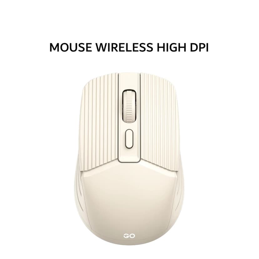 FANTECH GO - MOUSE WIRELESS HIGH DPI - W605 - BEIGE
