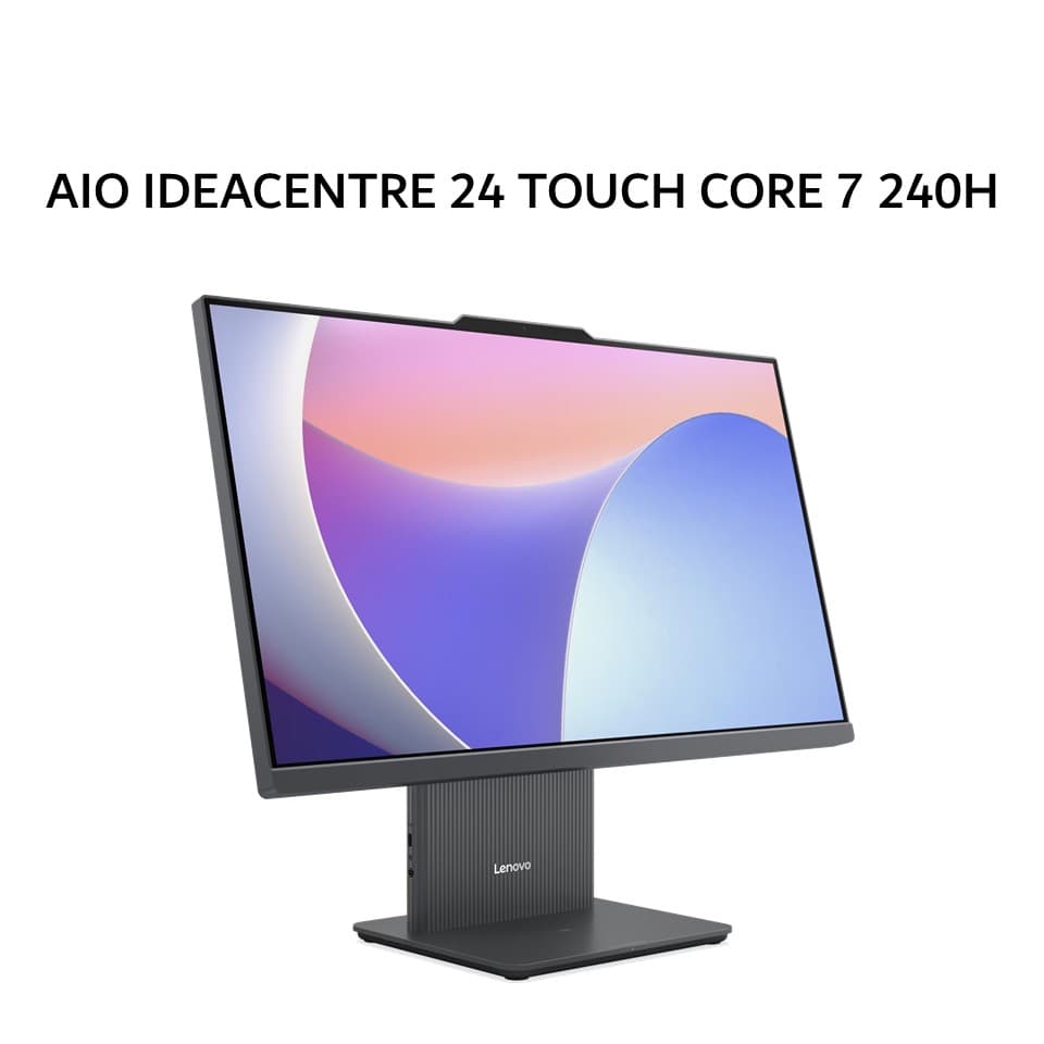 LENOVO AIO IDEACENTRE 24 TOUCH CORE 7 240H 8GB 1TB W11+OHS+M365 23.8FHD IPS 3Y LUNA GREY -TDID