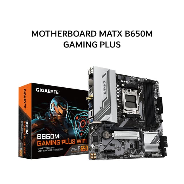 GIGABYTE MOTHERBOARD MATX B650M GAMING PLUS WIFI DDR5 AM5 /AMD 3Y