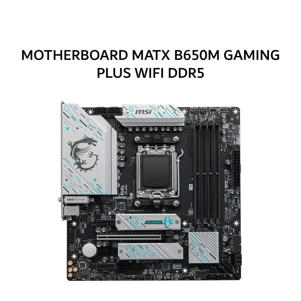 MSI MOTHERBOARD MATX B650M GAMING PLUS WIFI DDR5 AM5 /AMD 3Y