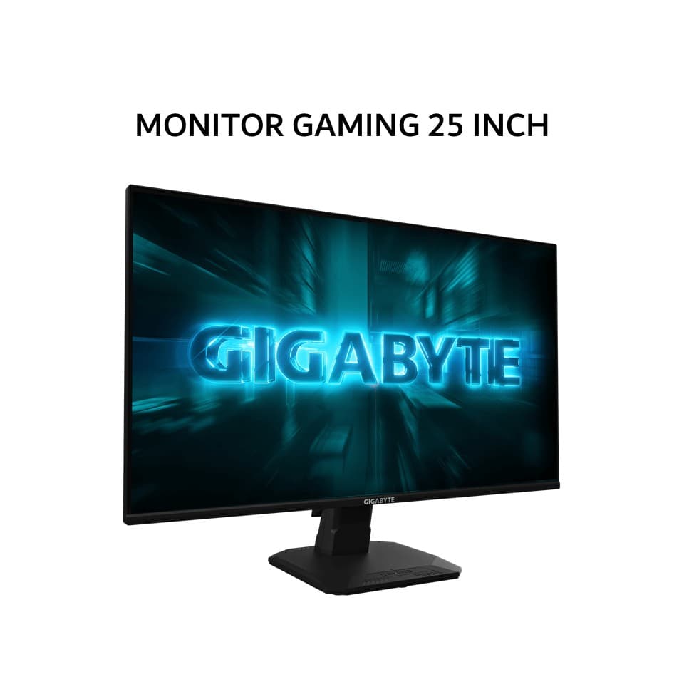 GIGABYTE GAMING MONITOR 25 INCH SS IPS FHD 1080P 1MS 144HZ GS25F14 HDR10 TILT 3Y
