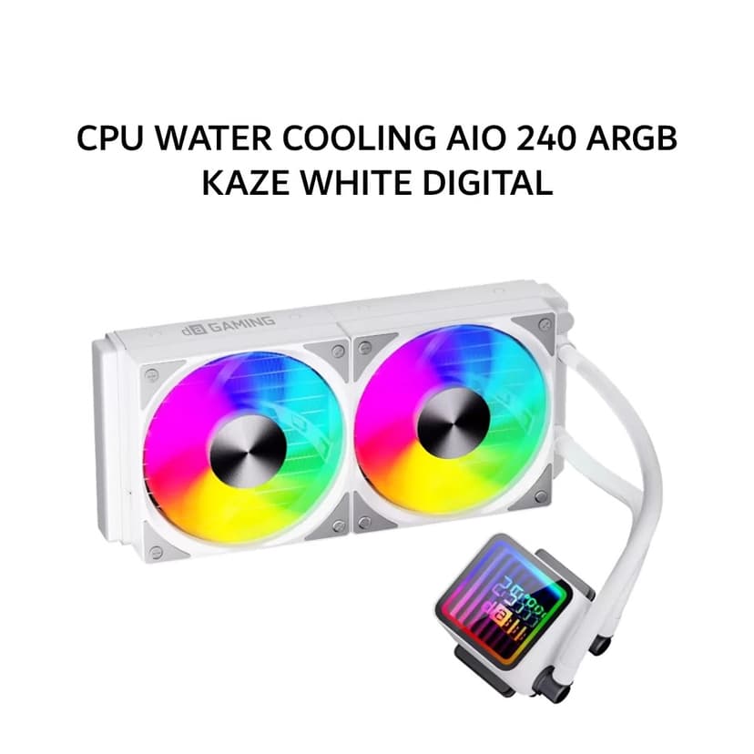 DIGITAL ALLIANCE CPU WATER COOLING AIO 240 ARGB KAZE WHITE DIGITAL 2Y