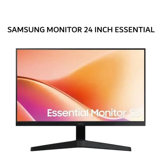SAMSUNG MONITOR 24 INCH ESSENTIAL LS24F330EA S33F FHD 1080P 5MS 100HZ 1Y PART + 3Y SERVICE
