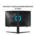 SAMSUNG ODYSSEY CURVED SMART GAMING MONITOR 27 INCH G6 G65B IPS QHD 1440P 1MS TIZEN OS WIFI 240HZ HDR 400 FULL ERGONOMIC SPEAKER 1Y PART + 3Y SERVICE - Image 1