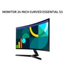 SAMSUNG MONITOR 24 INCH CURVED ESSENTIAL S3 S36GD VA 1800R FHD 1080P 4MS 100HZ 1Y PART + 3Y SERVICE - Image 2