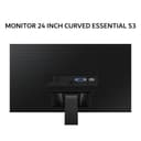 SAMSUNG MONITOR 24 INCH CURVED ESSENTIAL S3 S36GD VA 1800R FHD 1080P 4MS 100HZ 1Y PART + 3Y SERVICE - Image 1
