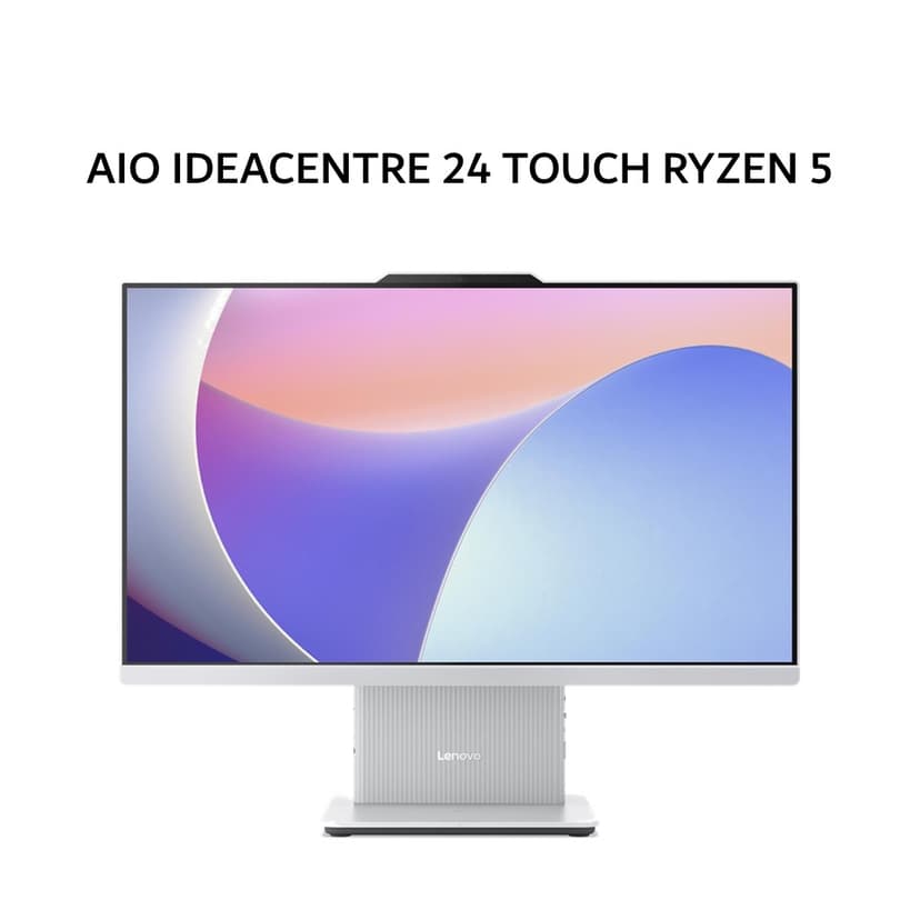 LENOVO AIO IDEACENTRE 24 TOUCH RYZEN 5 7535HS 8GB 512GB W11+OHS 23.8FHD IPS CLOUD GRY -8EID