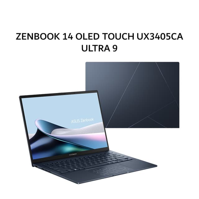 ASUS ZENBOOK 14 OLED TOUCH UX3405CA ULTRA 9 285H 32GB 1TB W11+OHS 14.0 3K 120HZ EVO BLU -OLEDS9311TM