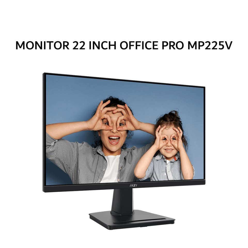 MSI MONITOR 22 INCH OFFICE PRO MP225V VA FHD 1080P 1MS 100HZ 3Y