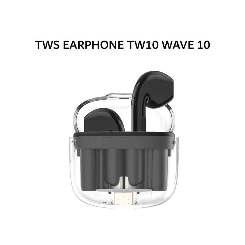 FANTECH TWS EARPHONE TW10 WAVE 10 BLACK