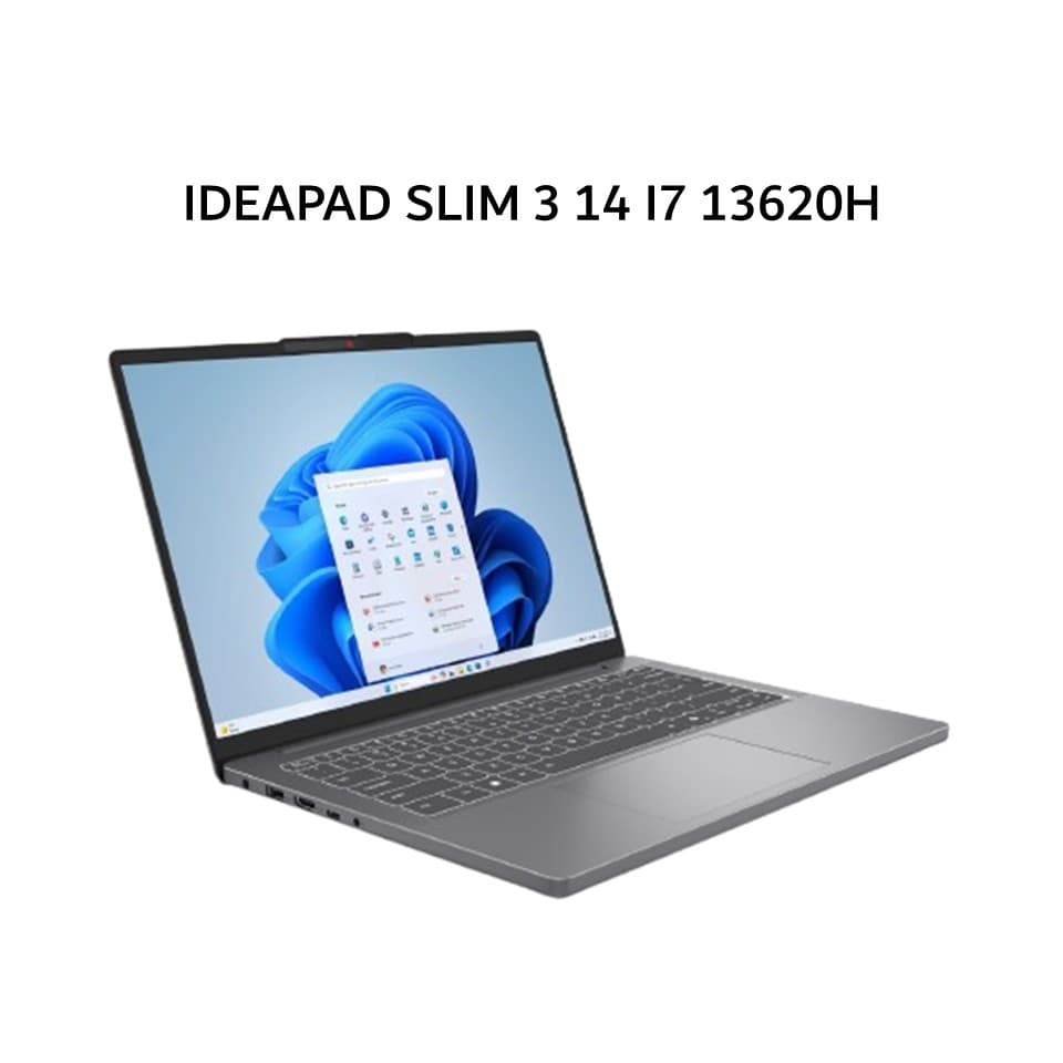 LENOVO IDEAPAD SLIM 3 14 I7 13620H 16GB 512GB W11+OHS+M365B 14.0WUXGA IPS 2Y PREM+2ADP GRY -C0ID
