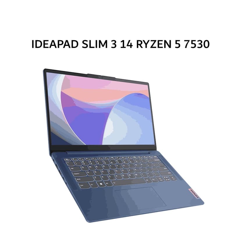 LENOVO IDEAPAD SLIM 3 14 RYZEN 5 7530 8GB 512GB W11+OHS 14.0FHD IPS BLIT 2Y PREM+2ADP BLU -7CID