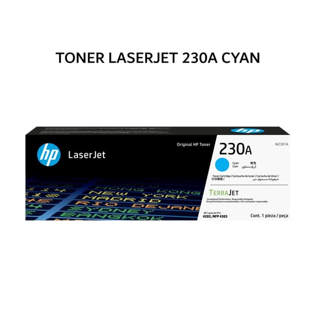HP TONER LASERJET 230A CYAN