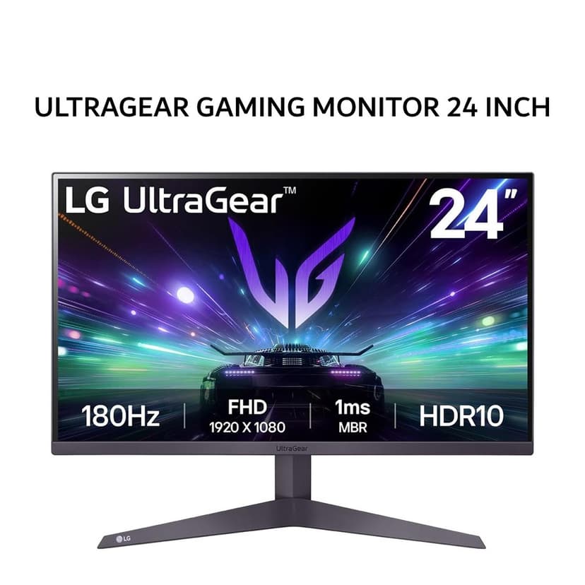 LG ULTRAGEAR GAMING MONITOR 24 INCH 24GS50F-B VA FHD 1080P 1MS 180HZ HDR10 3Y