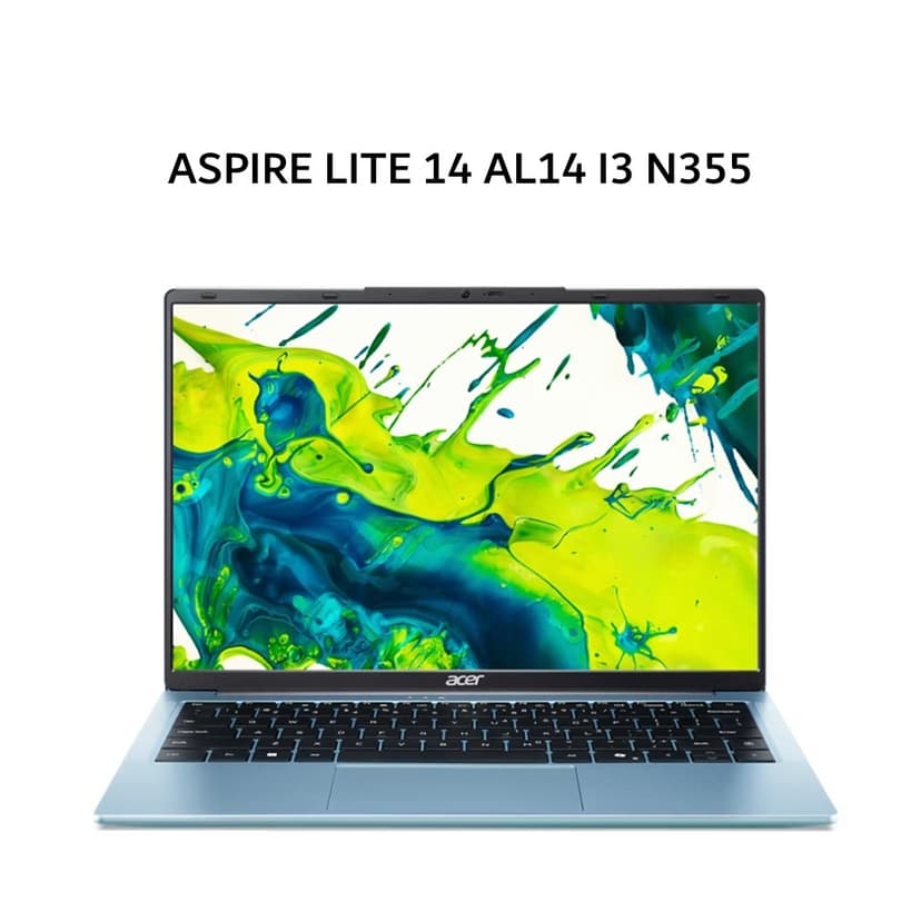ACER ASPIRE LITE 14 AL14 I3 N355 8GB 256GB W11+OHS+M365 14.0WUXGA IPS BLU -32P.370Z
