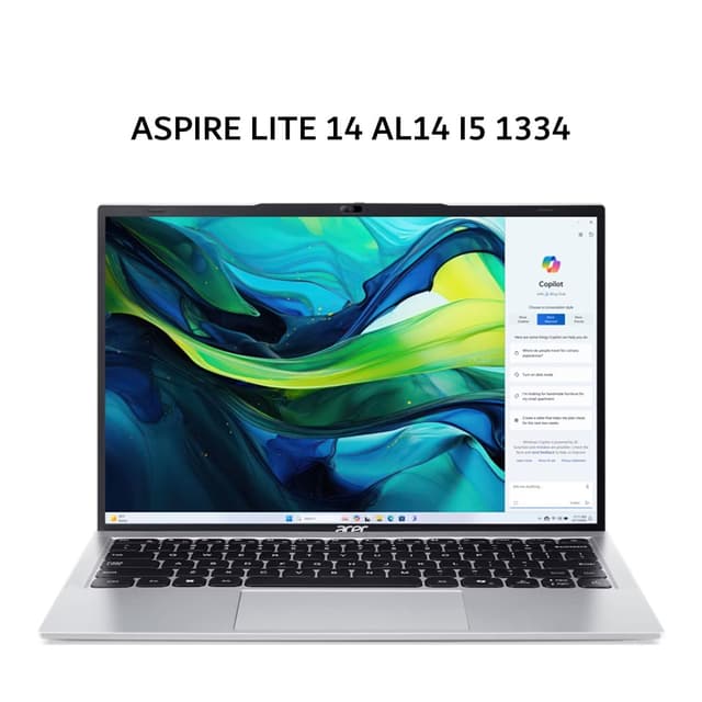 ACER ASPIRE LITE 14 AL14 I5 1334 8GB 512GB W11+OHS 14.0WUXGA IPS SLV -52M.59N8