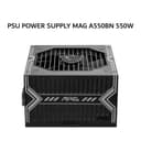 MSI PSU POWER SUPPLY MAG A550BN 550W (80+ BRONZE) BLACK 5Y - Image 1