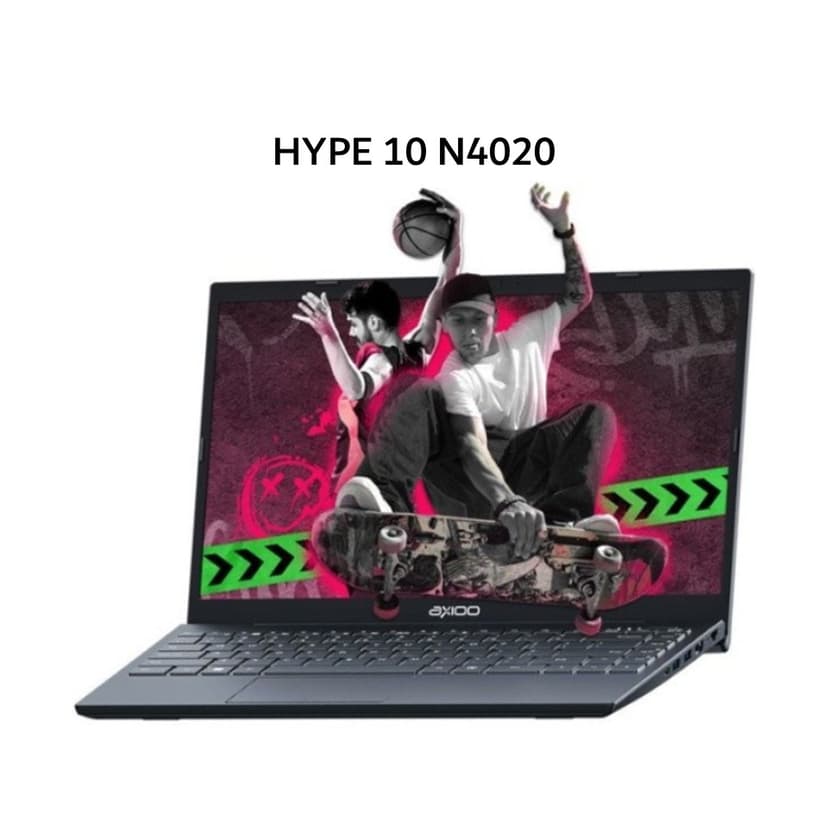 AXIOO HYPE 10 N4020 8GB 256GB DOS 14.0 MIDNIGHT BLK
