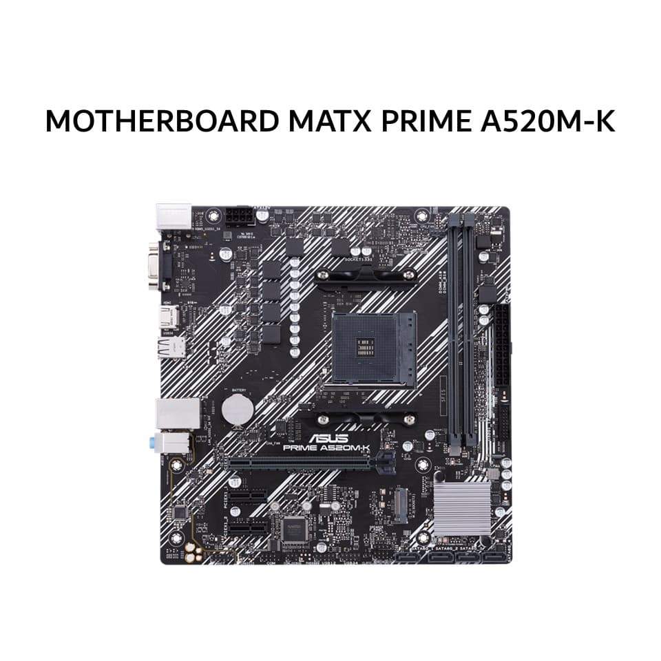ASUS MOTHERBOARD MATX PRIME A520M-K AM4 /AMD 3Y