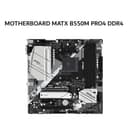 ASROCK MOTHERBOARD MATX B550M PRO4 DDR4 AM4 /AMD 3Y - Image 1