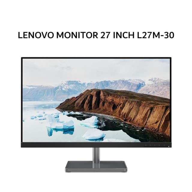 LENOVO MONITOR 27 INCH L27M-30 IPS FHD 1080P 4MS 75HZ ERGONOMIC SPEAKER USB-C 3Y