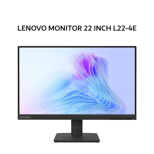 LENOVO MONITOR 22 INCH L22-4E IPS FHD 1080P 4MS 100HZ BLACK 3Y