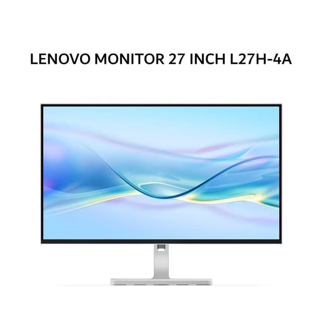 LENOVO MONITOR 27 INCH L27H-4A IPS QHD 2K 1440P 1MS 100HZ ERGONOMIC SPEAKER USB-C CLOUD GREY 3Y