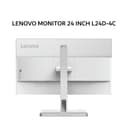 LENOVO MONITOR 24 INCH L24D-4C IPS FHD 1080P 1MS 144HZ AMD FREESYNC ERGONOMIC SPEAKER USB-C SILVER 3Y - Image 2