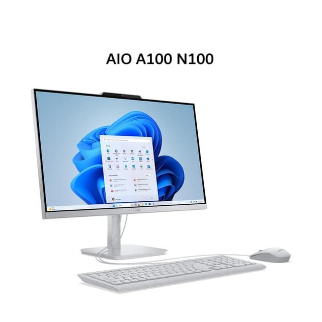 LENOVO AIO A100 N100 8GB 512GB W11 23.8FHD 1Y CLOUD GREY -59ID