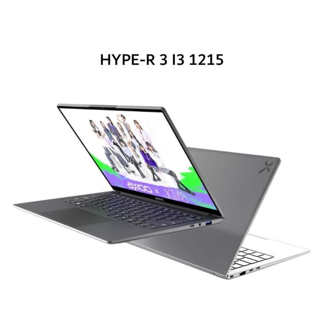 AXIOO HYPE-R 3 I3 1215 12GB 256GB W11 14.0FHD BLK (1KG)