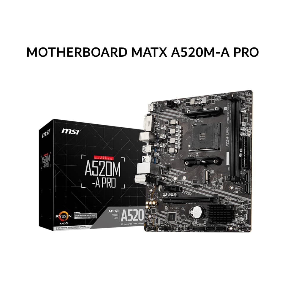 MSI MOTHERBOARD MATX PRO H610M-S WIFI DDR4 LGA1700 /INTEL 3X